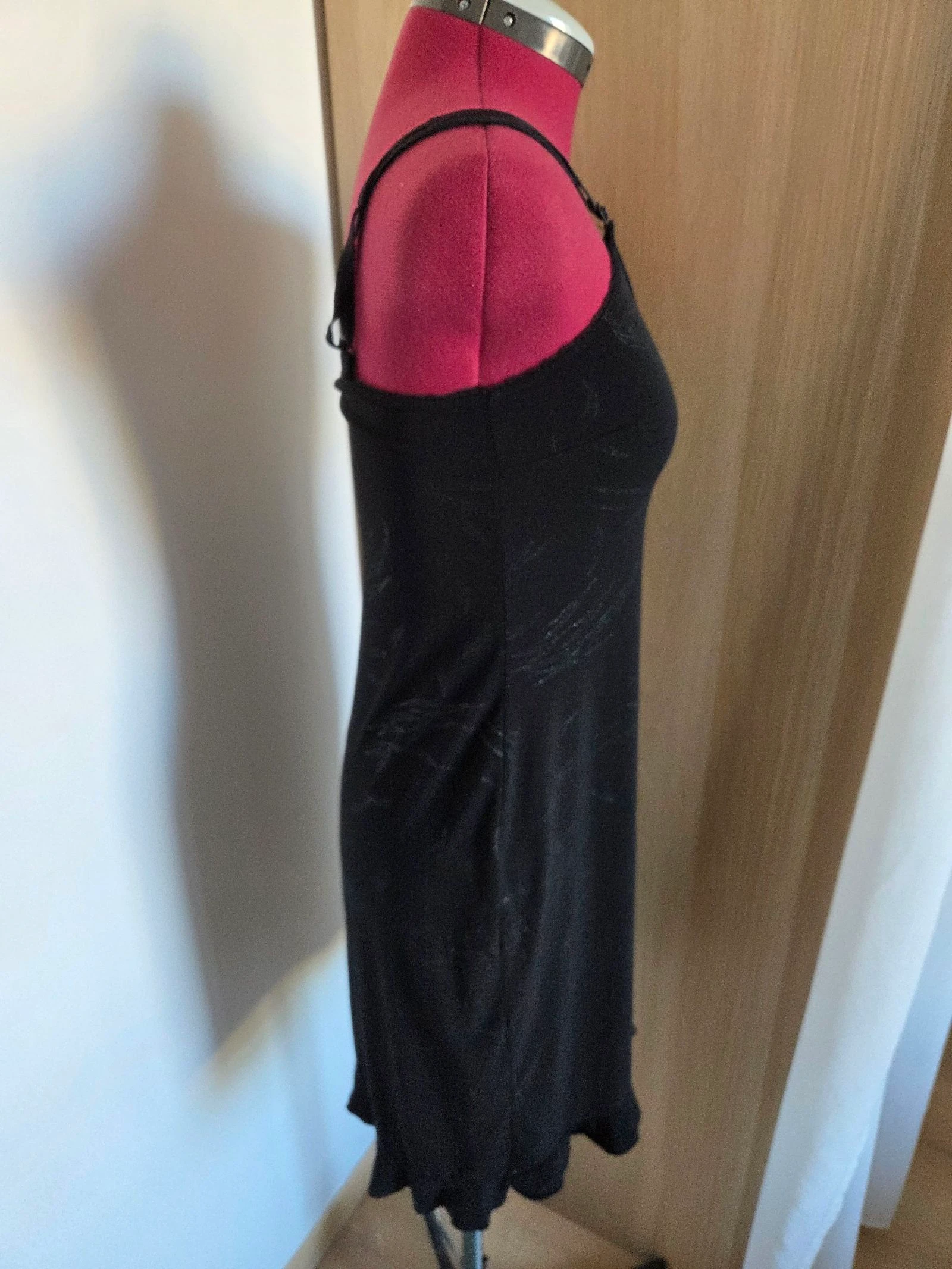 Vestido preto com estampa tamanho 36 Após a chuva – photo 3
